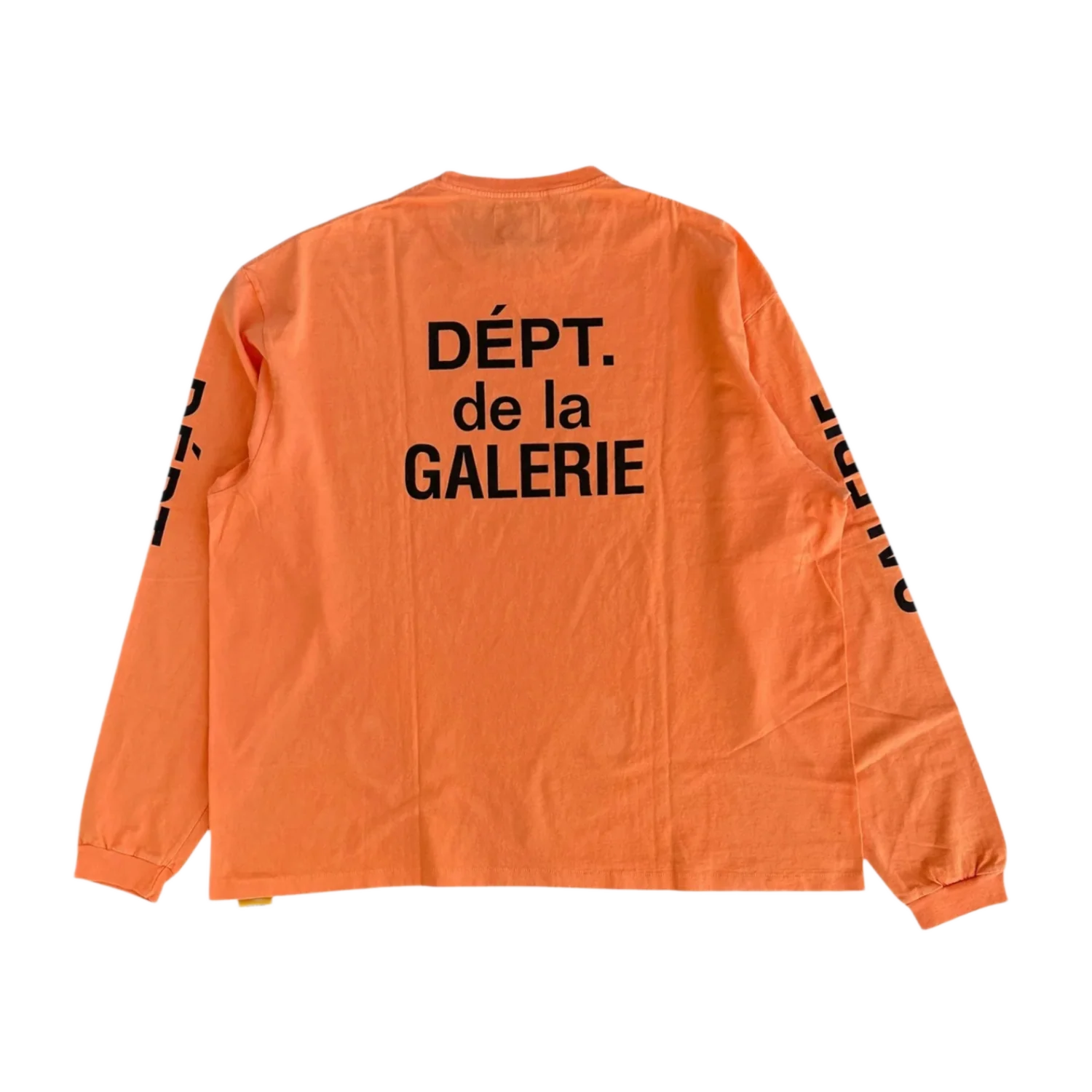 Gallery Dept 'Orange' French Logo Longsleeve Tee - Image 2