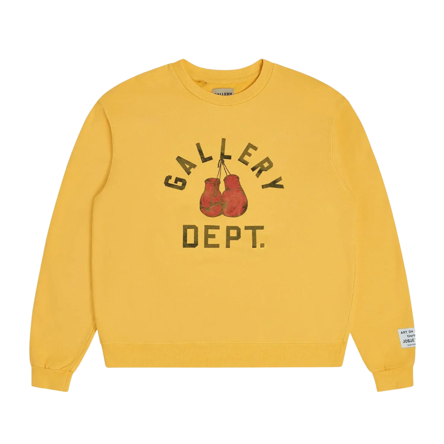 Gallery Dept. 'Yellow' Boxing Merch Crewneck
