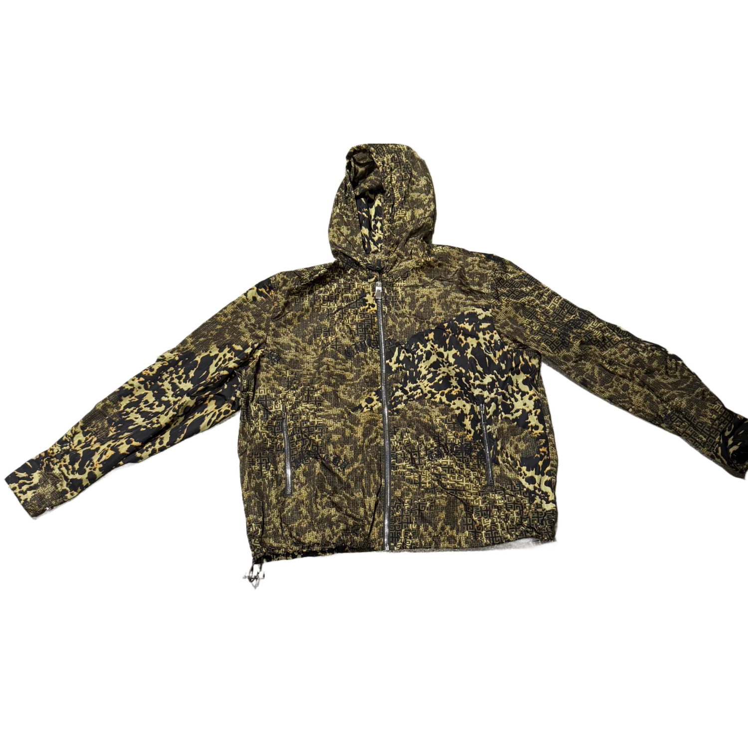 Givenchy 4G Animal Print Nylon Track Jacket