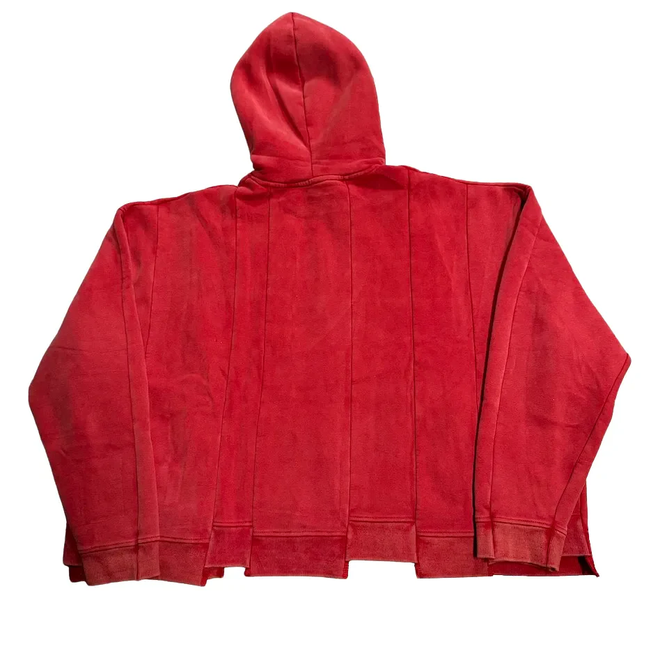 Gold+Vintage Gallery Raspberry Hills 'Spliced' Red Hoodie - Image 2