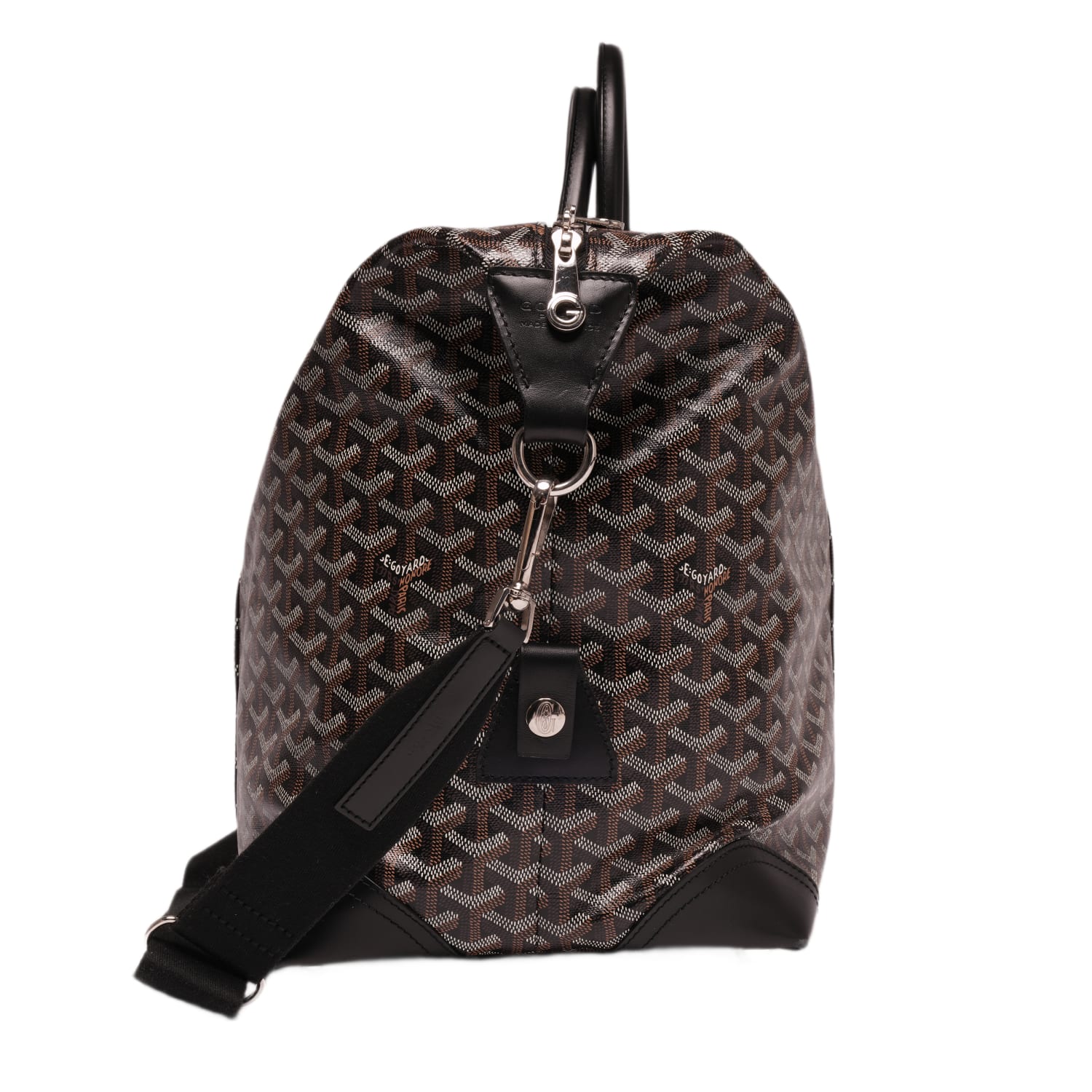 Goyard 'Black' Bowling 45 Duffle Bag - Image 4