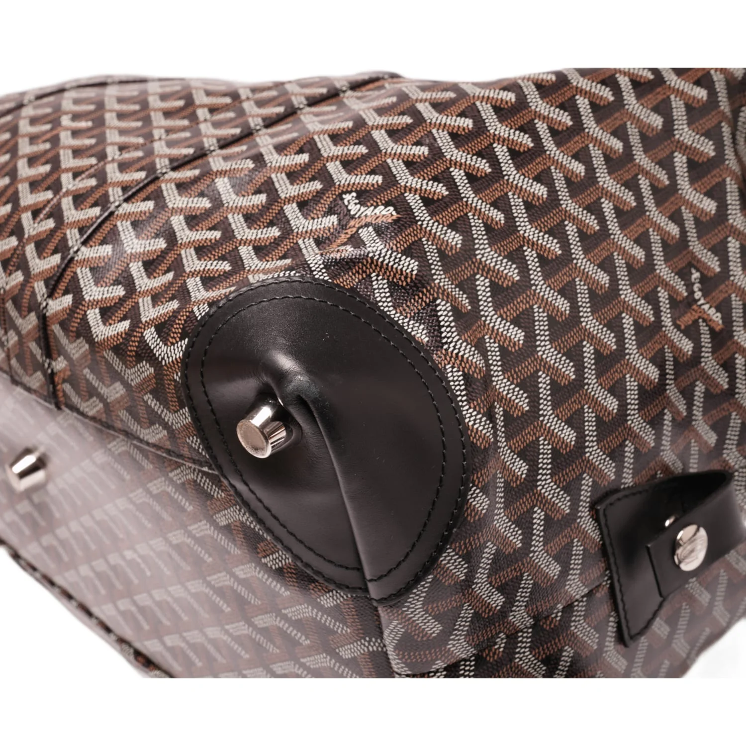 Goyard 'Black' Bowling 45 Duffle Bag - Image 7
