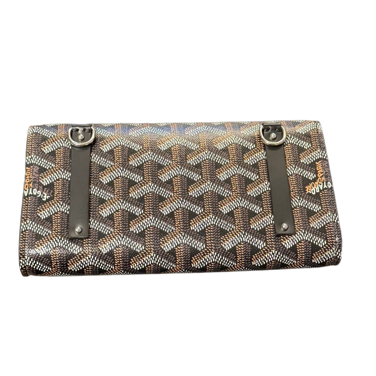 Goyard 'Black/Brown' Monte Carlo PM Clutch - Image 2