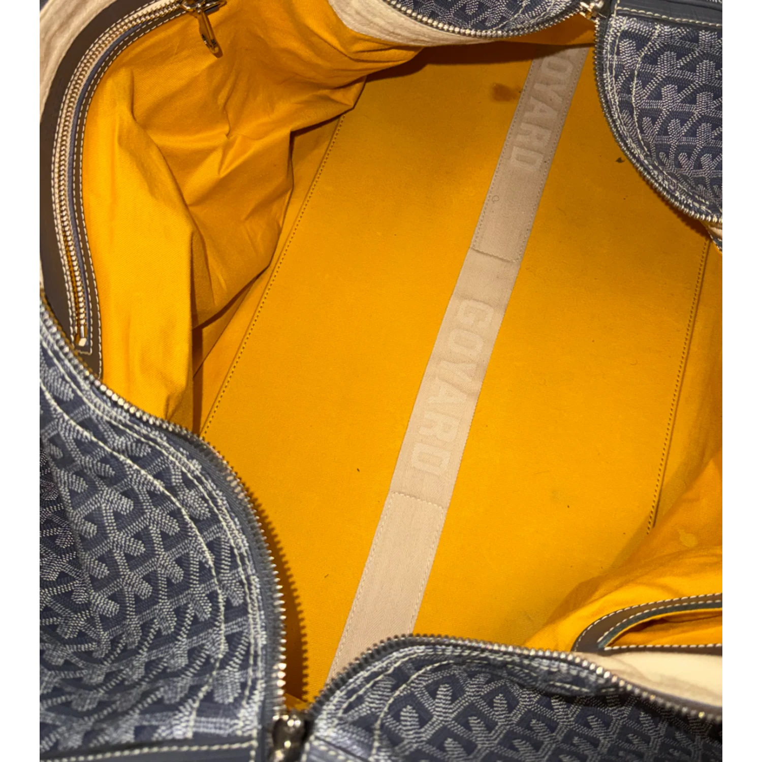 Goyard 'Boston 60' Grey Duffle Bag - Image 4
