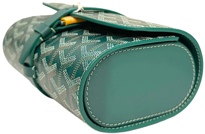 Goyard 'Double Travel' Green Watch Case - Image 2