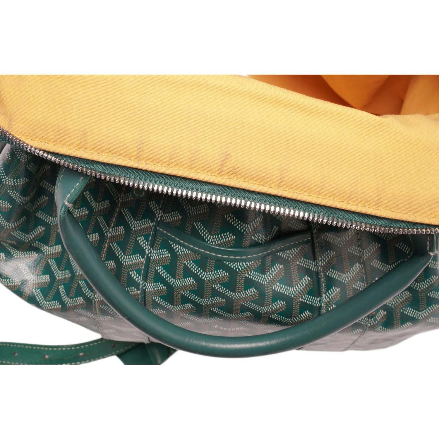 Goyard 'Green' Bowling 45 Duffle Bag - Image 10