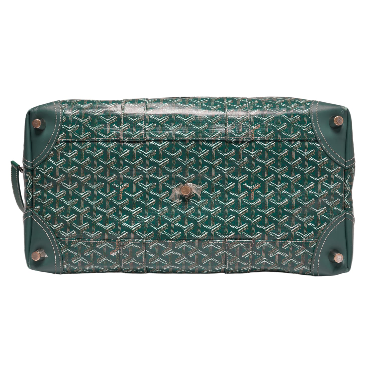 Goyard 'Green' Bowling 45 Duffle Bag - Image 6