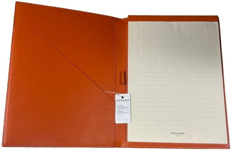 Goyard 'Orange' Thabo Notebook Holder 84 (Medium) - Image 2