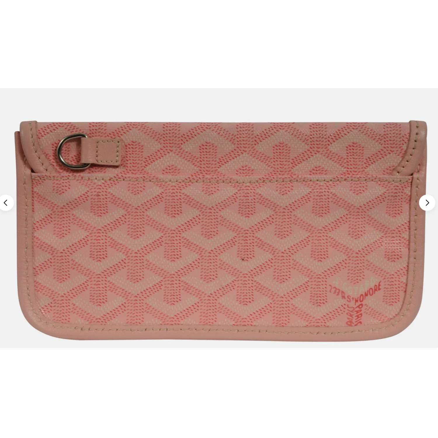 Goyard 'Pink' Wallet Snap Button Pouch - Image 2