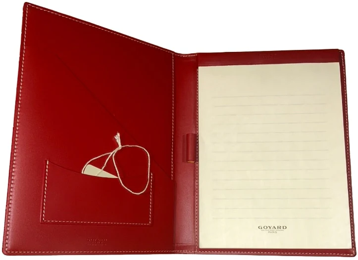 Goyard 'Red' Thabo Notebook Holder 85 (Small) - Image 2