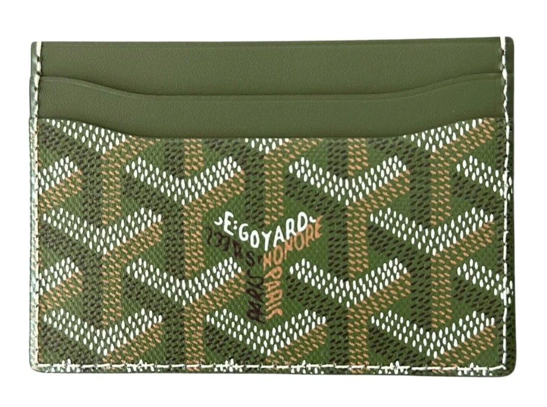 Goyard Saint Sulpice 'Khaki' Card Holder - Image 2
