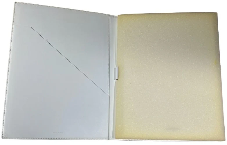 Goyard 'White' Thabo Notebook Holder 84 (Medium) - Image 2