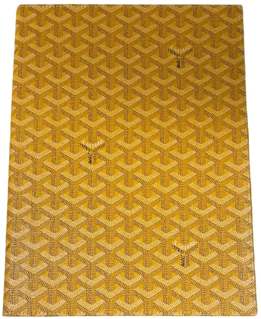 Goyard 'Yellow' Thabo Notebook Holder 84 (Medium)
