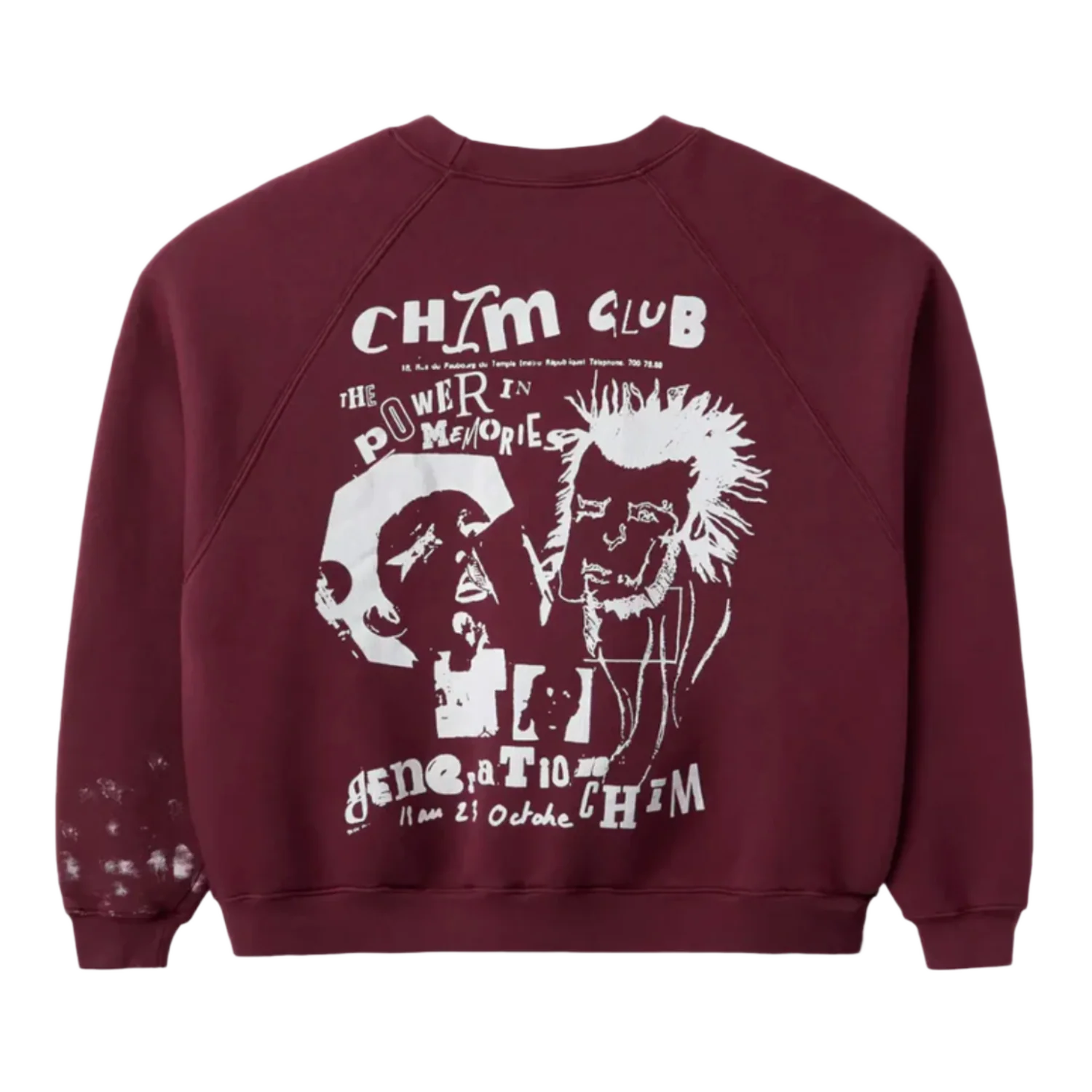 Happy Memories Don't Die 'Maroon' Crewneck - Image 2