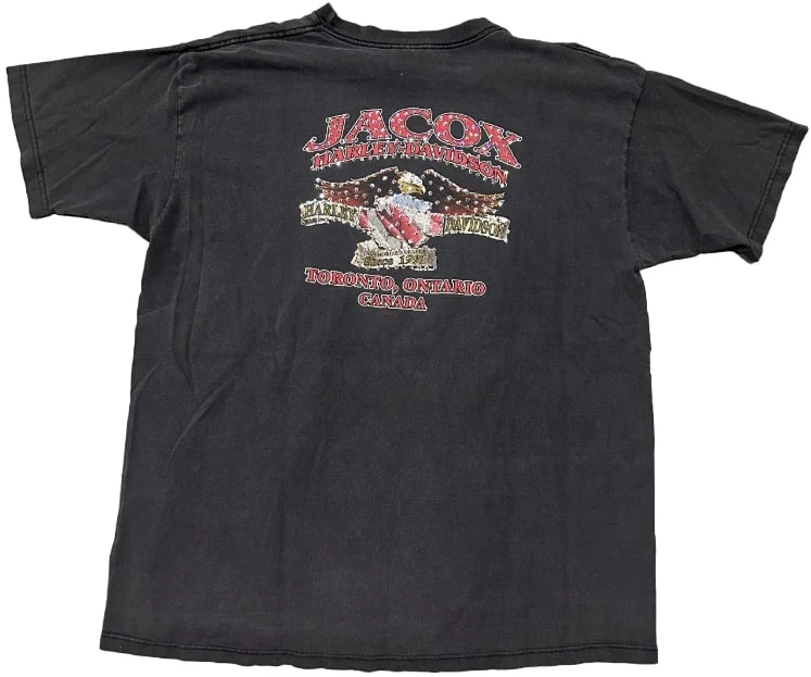Harley Davidson 'Jacox' Rhinestone Vintage Tee - Image 2