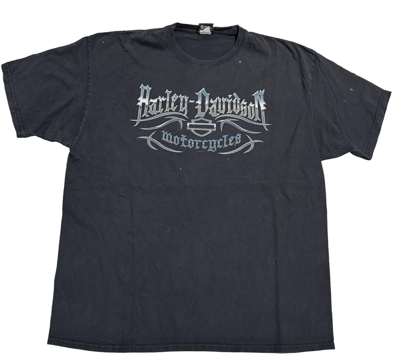 Harley Davidson 'Leominster MA' Vintage Black Tee
