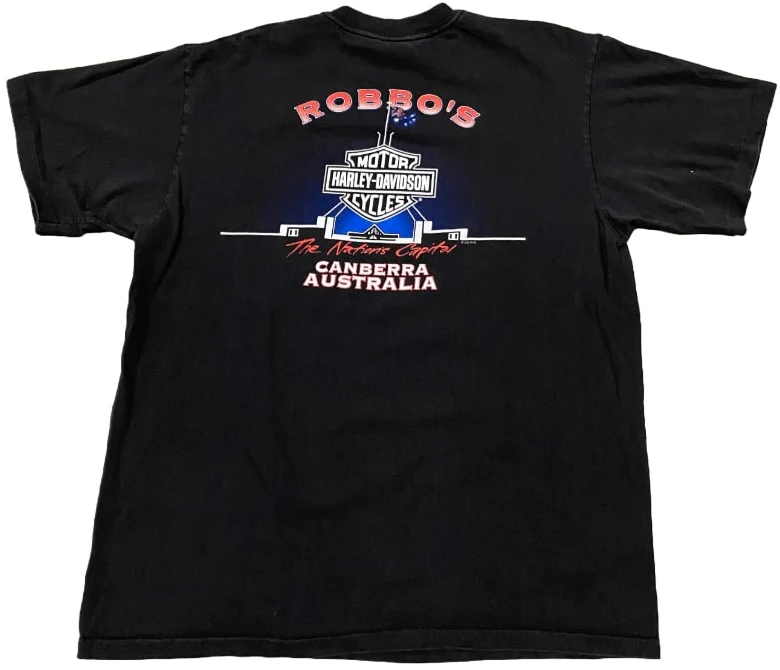 Harley Davidson 'Robbo's' Vintage Tee - Image 2