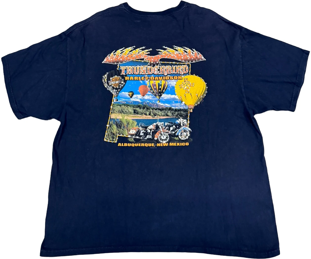 Harley Davidson 'Thunder' Rhinestone Vintage Tee - Image 2