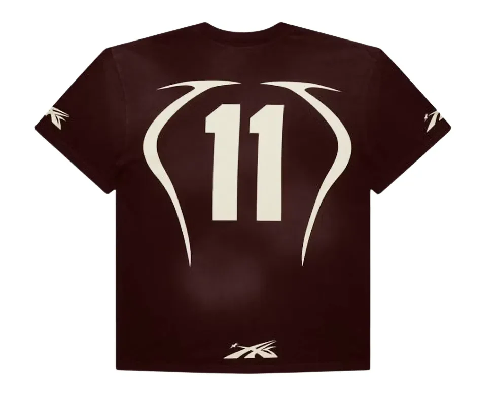 Hellstar 'Warm Up Tee' Brown - Image 2