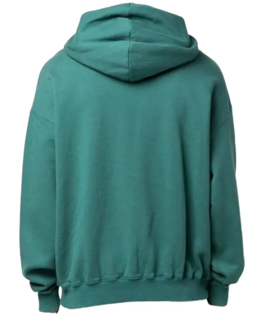 Kapital 'Kesa' Green Scarf Hoodie - Image 2