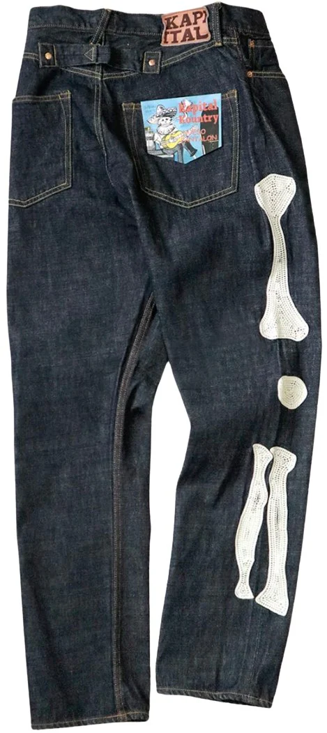 Kapital 'Okagilly' Straight-Leg Appliquéd Jeans - Image 2