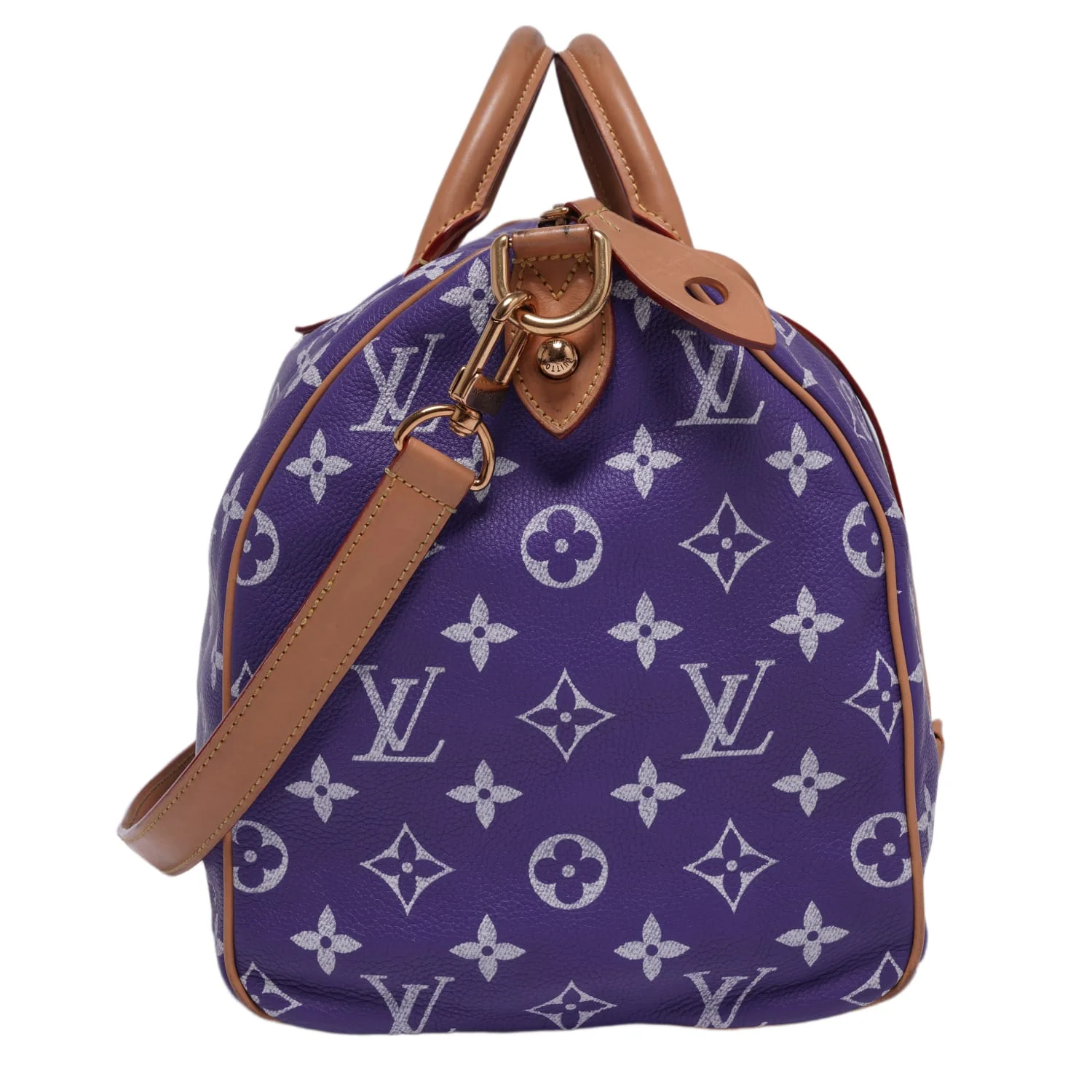 Louis Vuitton 'Amethyst' Speedy P9 Bandoulière 40 Duffle Bag - Image 2