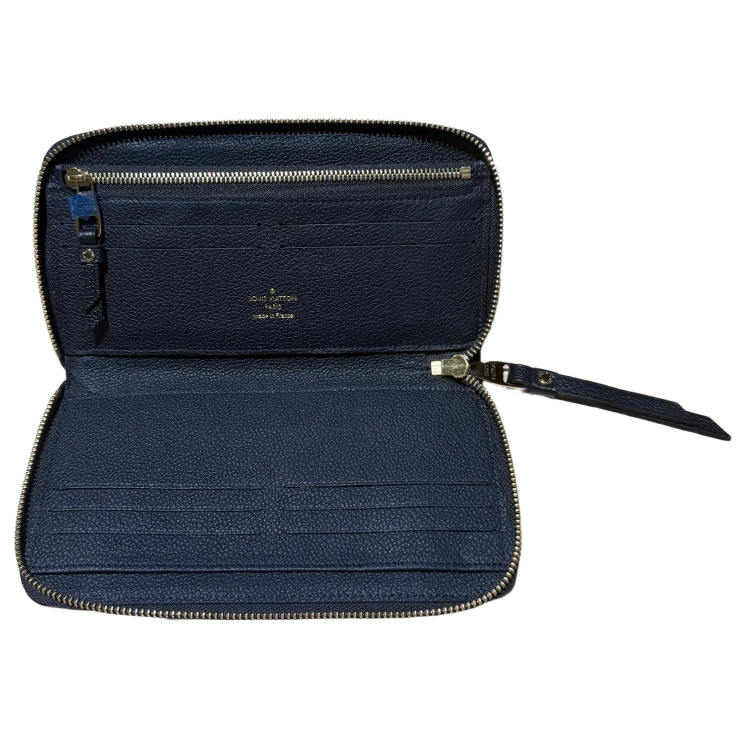 Louis Vuitton 'Black' Monogram Empreinte Leather Zipper Wallet - Image 2