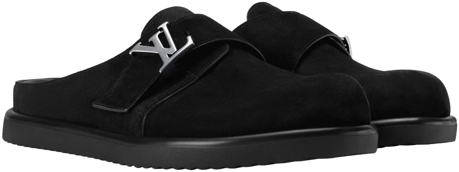Louis Vuitton 'Black Suede' Easy Mule - Image 2