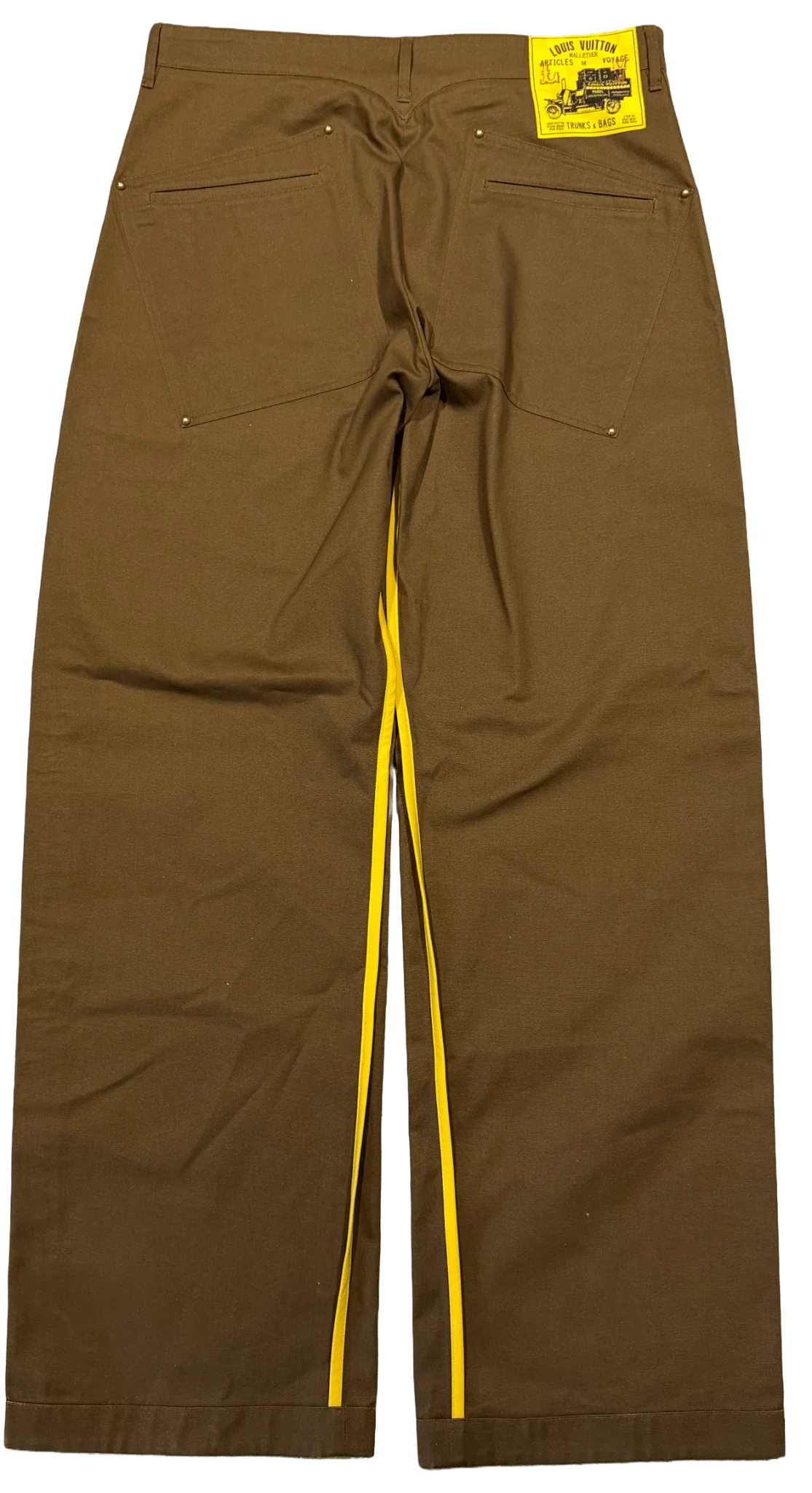 Louis Vuitton 'Brown' Chino Workwear Pants - Image 2