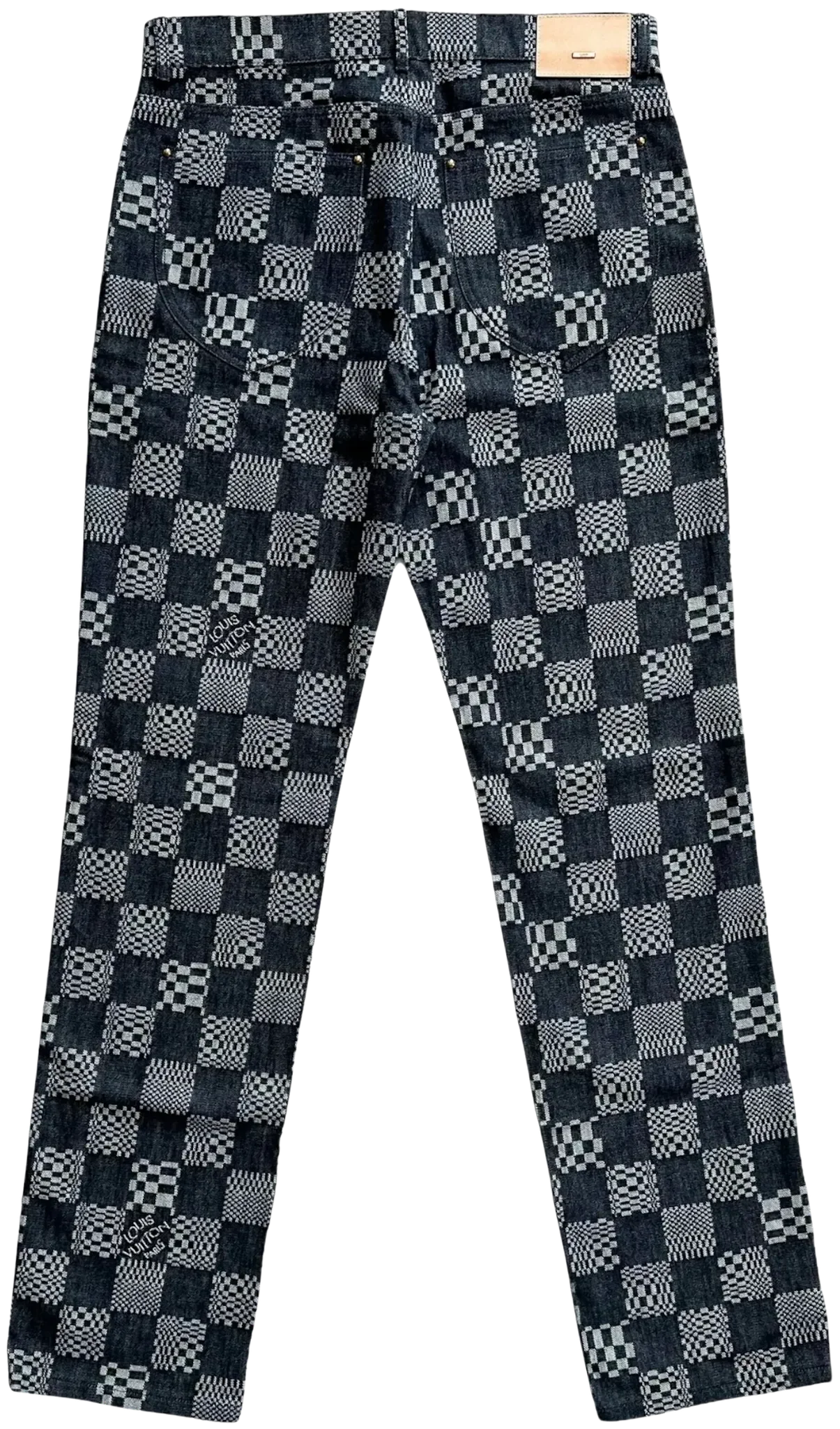 Louis Vuitton 'Distorted' Damier Jeans - Image 2