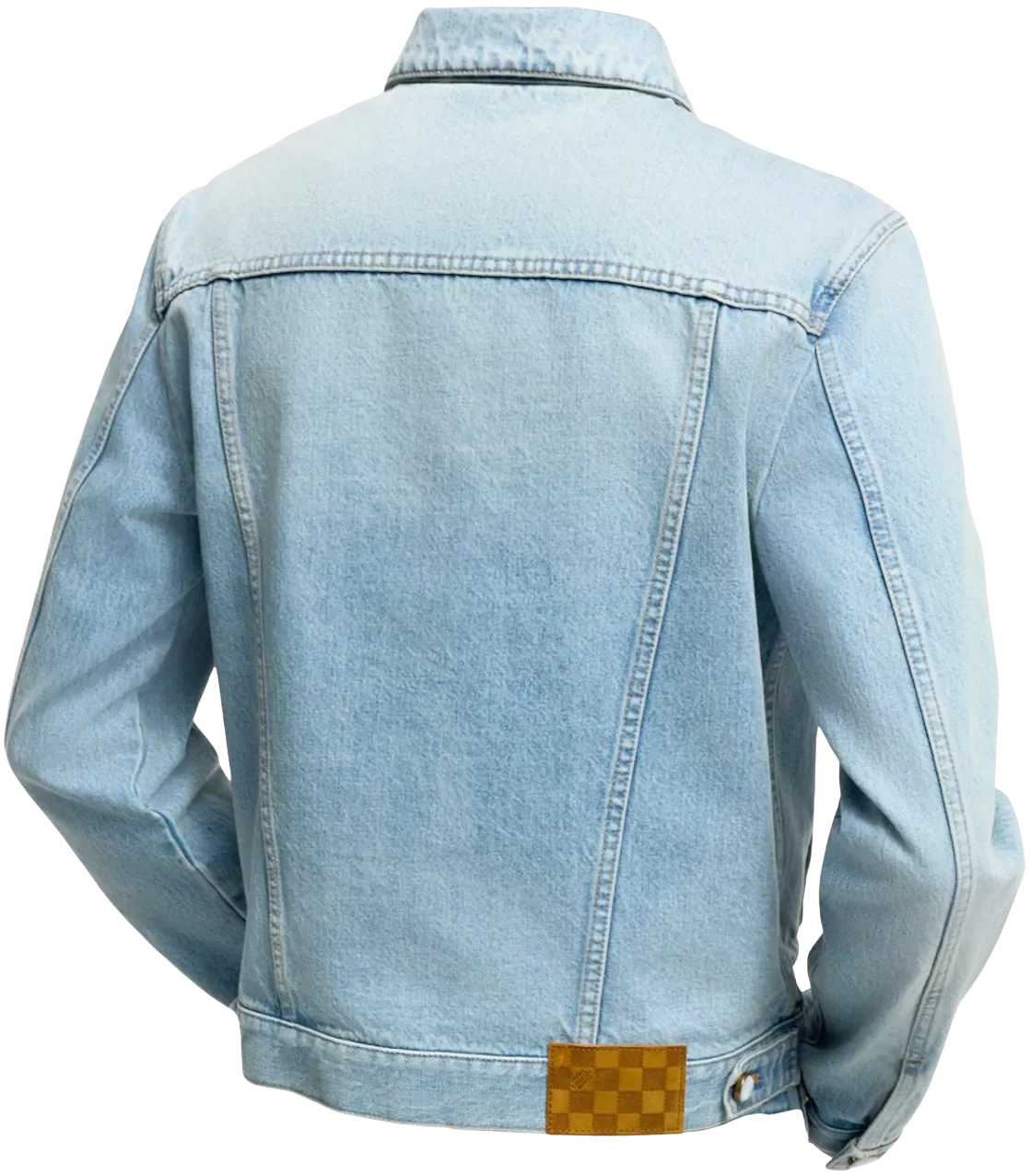 Louis Vuitton 'Light Wash' Denim Trucker Jacket - Image 2