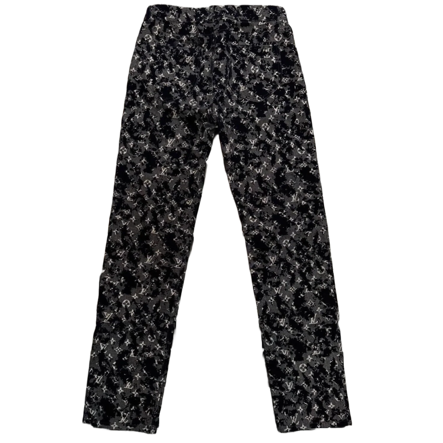 Louis Vuitton 'Monogram Flock' Slim Jeans - Image 2