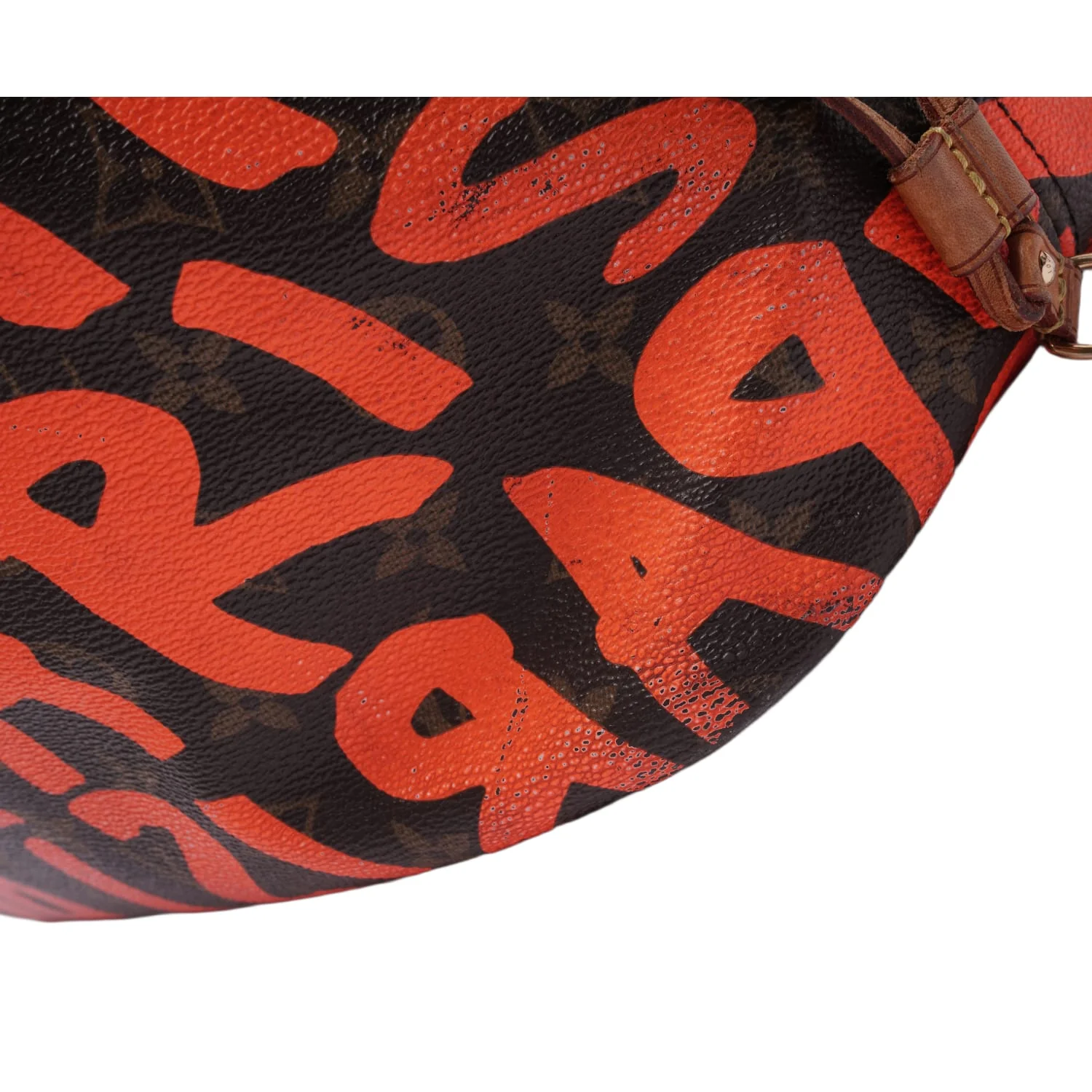 Louis Vuitton 'Monogram Orange Graffiti' Neverfull GM Bag - Image 7