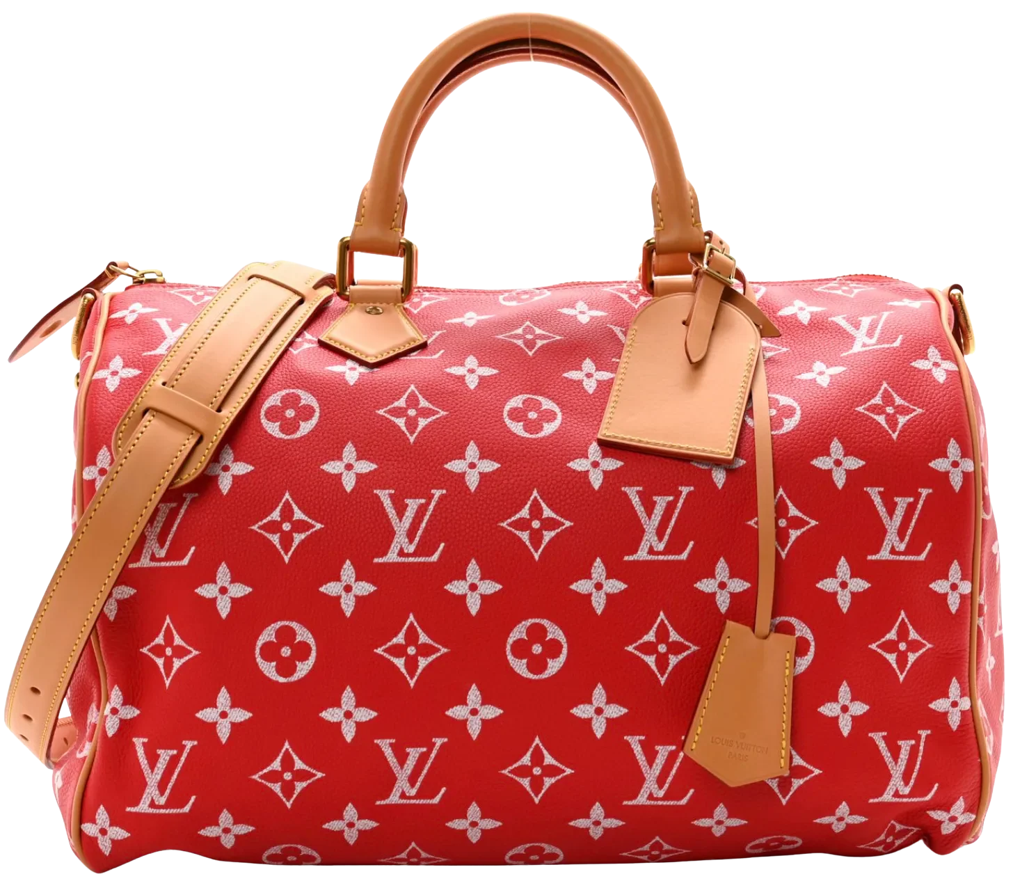 Louis Vuitton 'Speedy Red' P9 Bandouliére 40 Bag