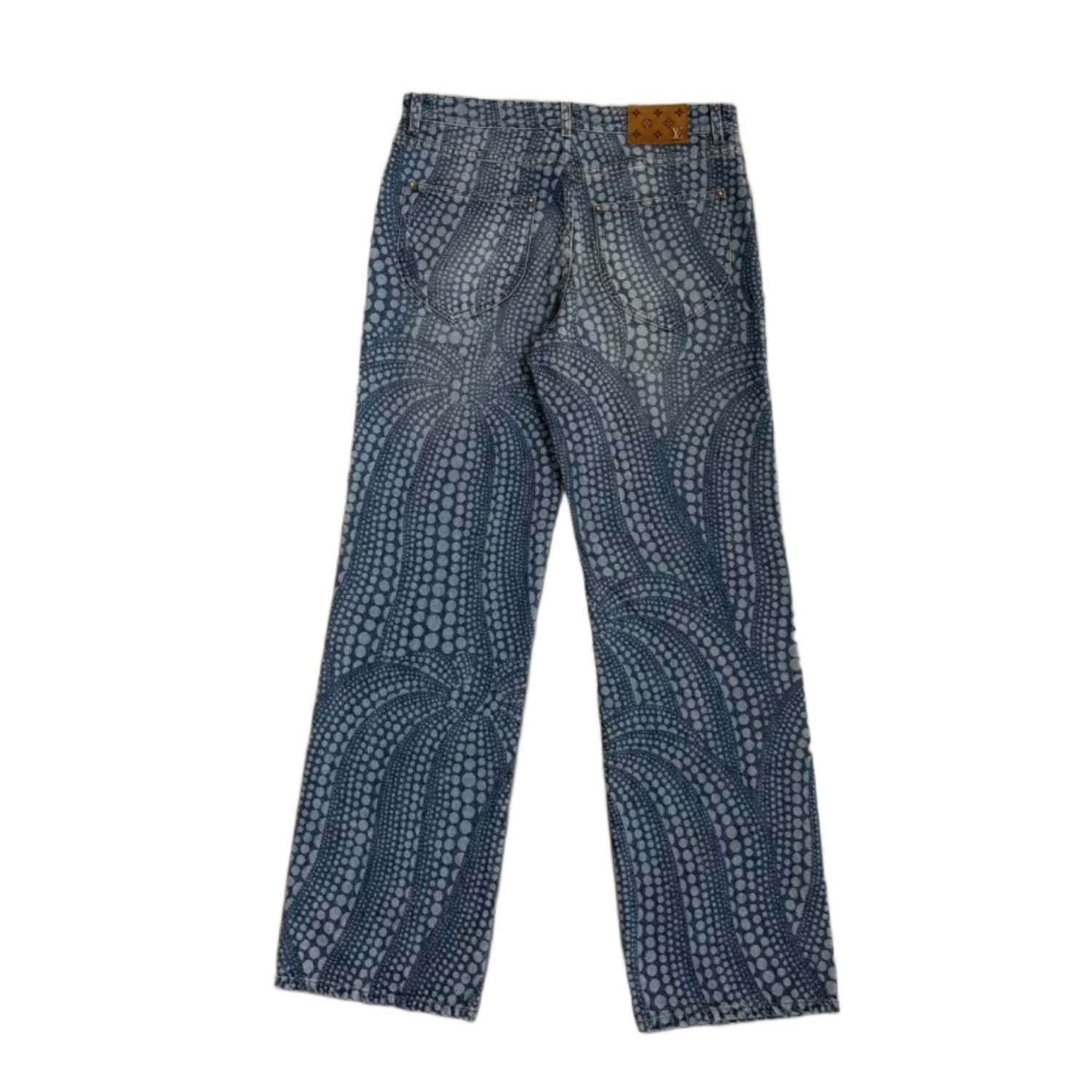 Louis Vuitton × Yayoi Kusama 'Blue' All Over Dots Jeans - Image 2