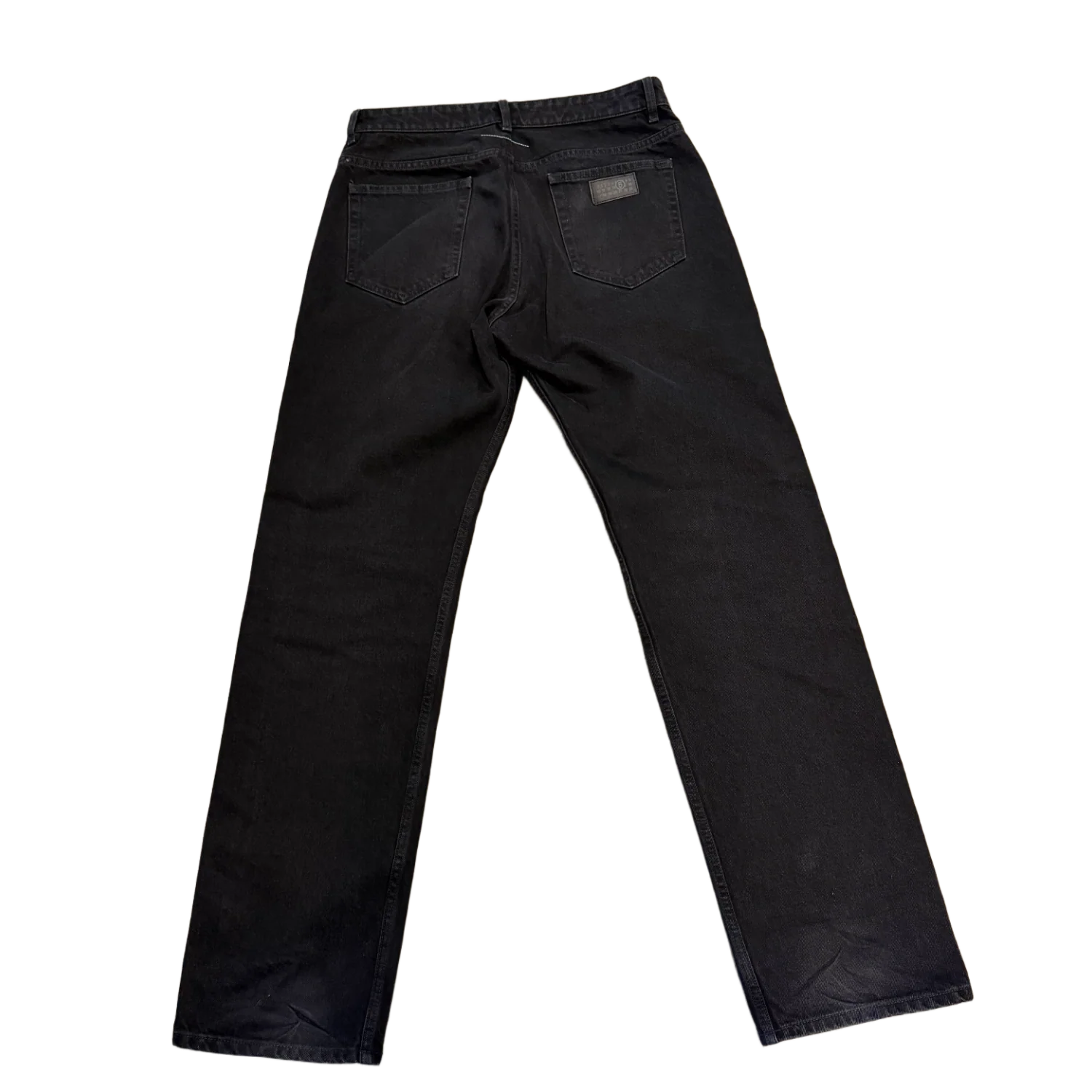 Maison Margiela 'MM6 Black' Straight Leg Jeans - Image 2