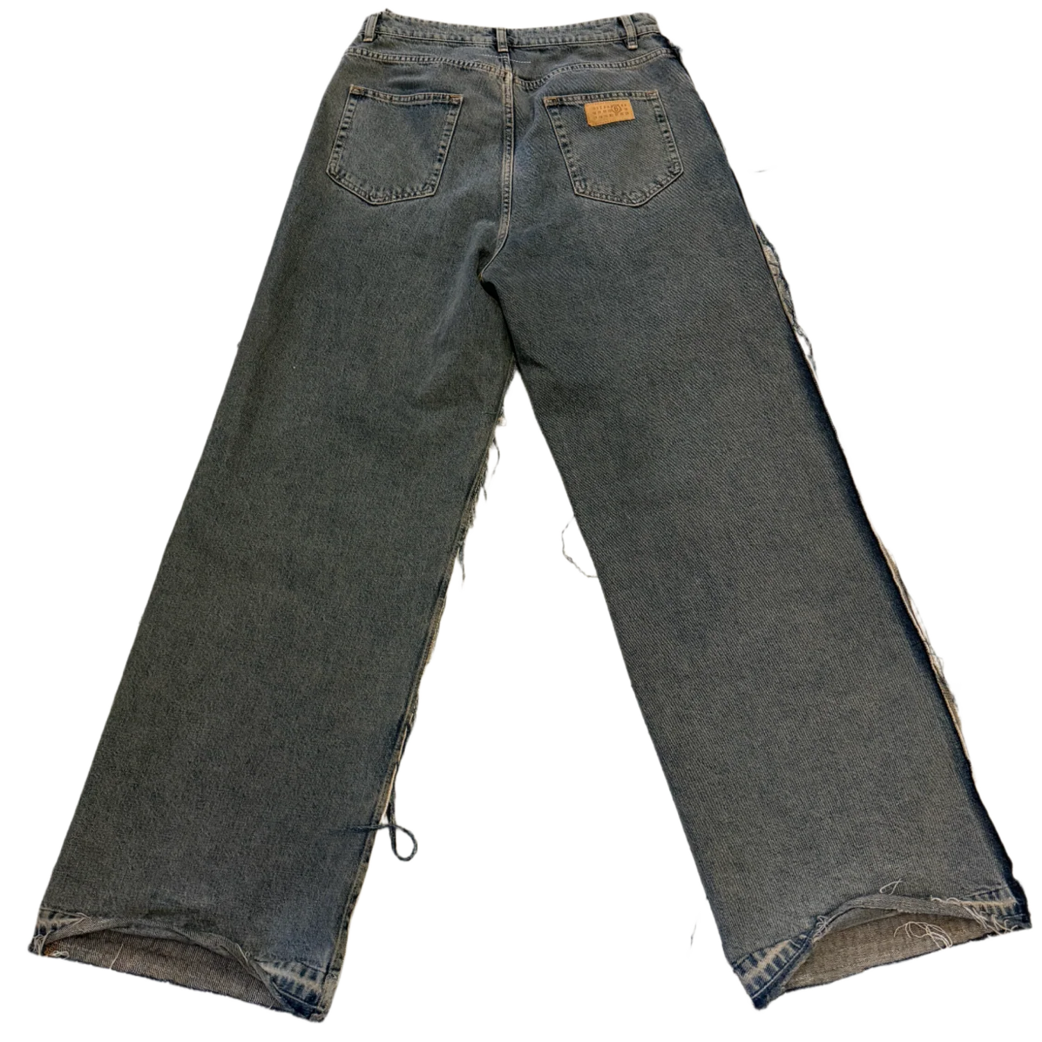 Maison Margiela 'MM6 Blue' Wide Leg Jeans - Image 2