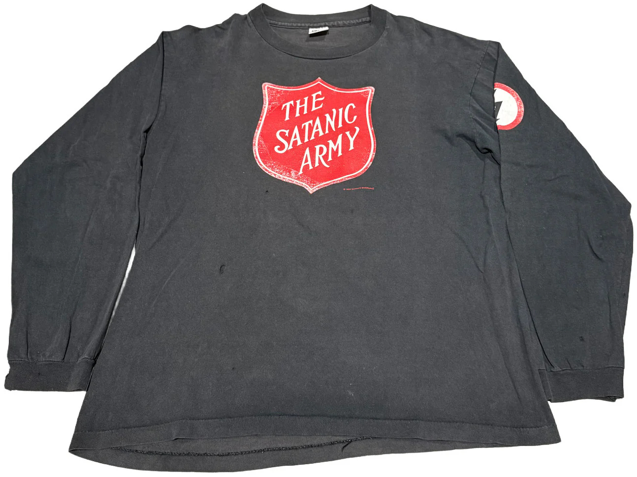 Marilyn Manson 'The Satanic Army' Vintage Black Longsleeve