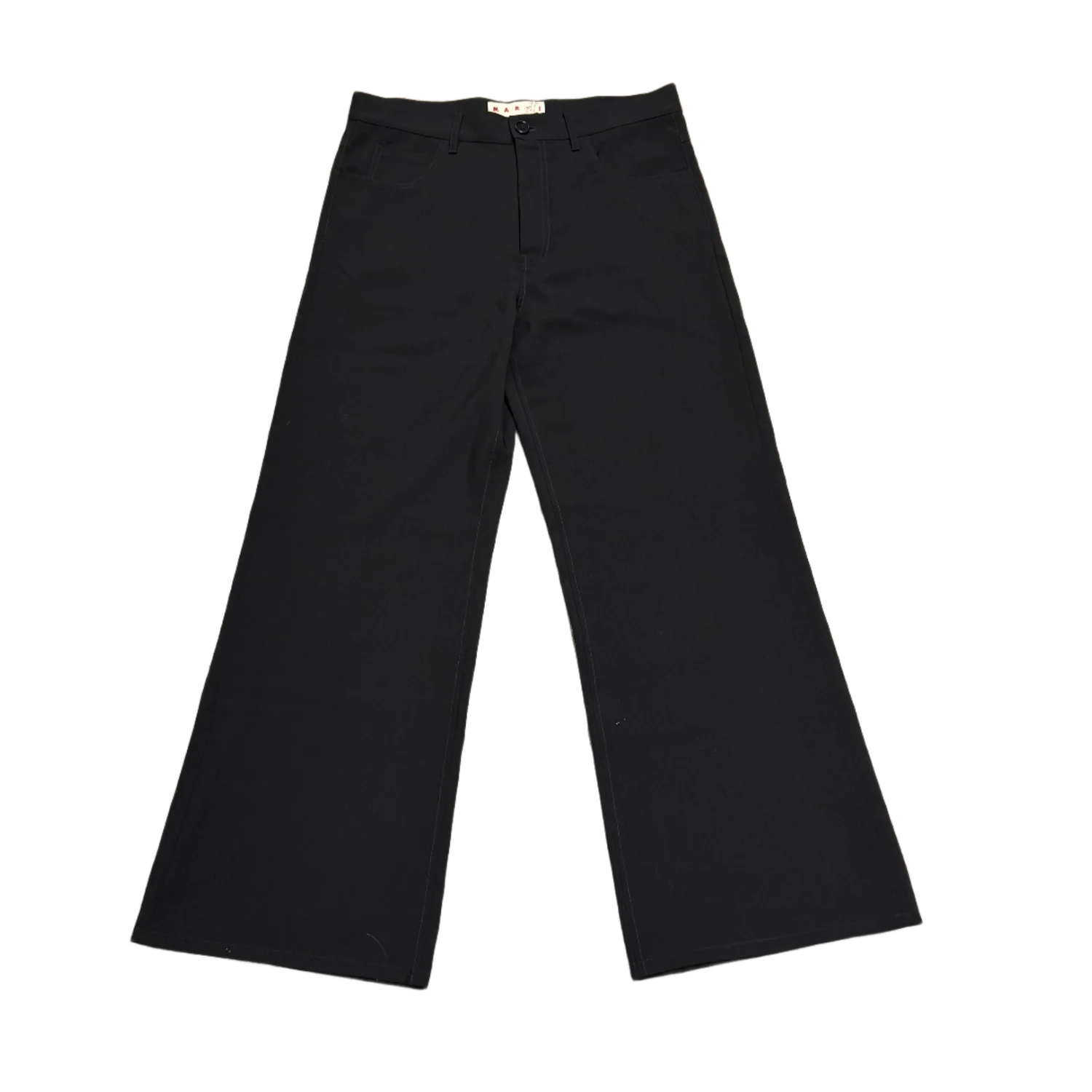 Marni 'Tropical Wool' Black Trousers