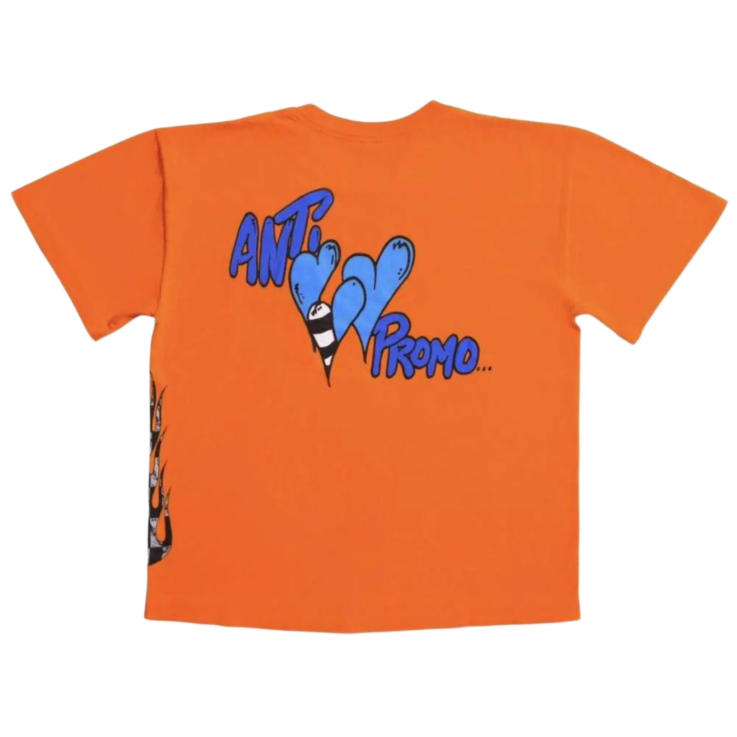 Matty Boy Anti-Promo 'Blue Hearts' Orange Pocket Tee - Image 2