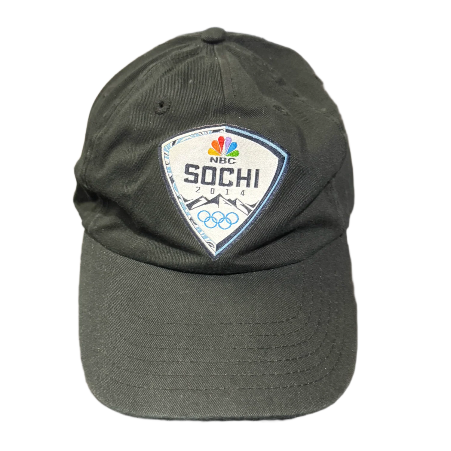 NBC 'Sochi 2014 Winter Olympics' Black Adjustable Vintage Hat