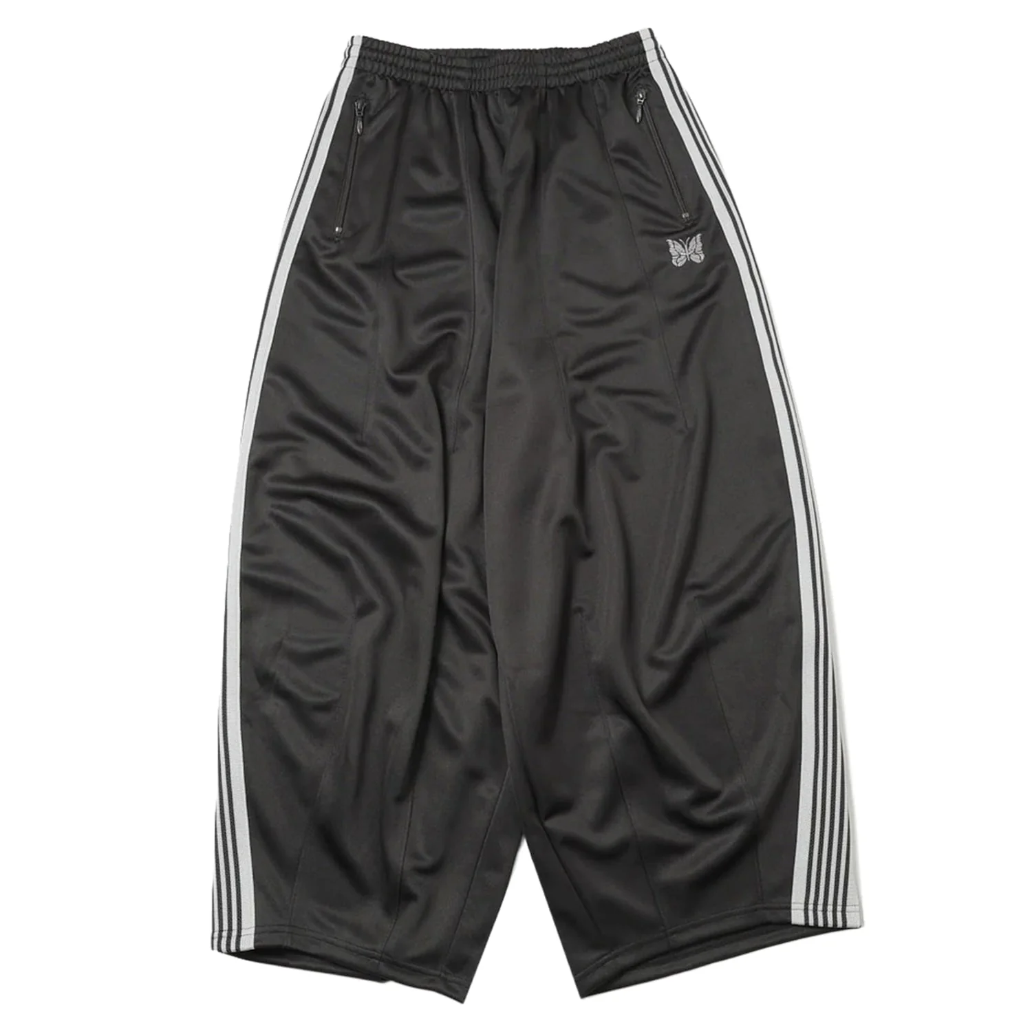 Needles HD 'Baggy Black White' Japan Exclusive Track Pants