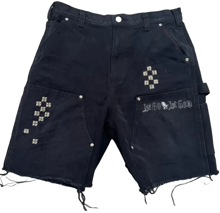 Paly 'One Day At A Time' Black Shorts