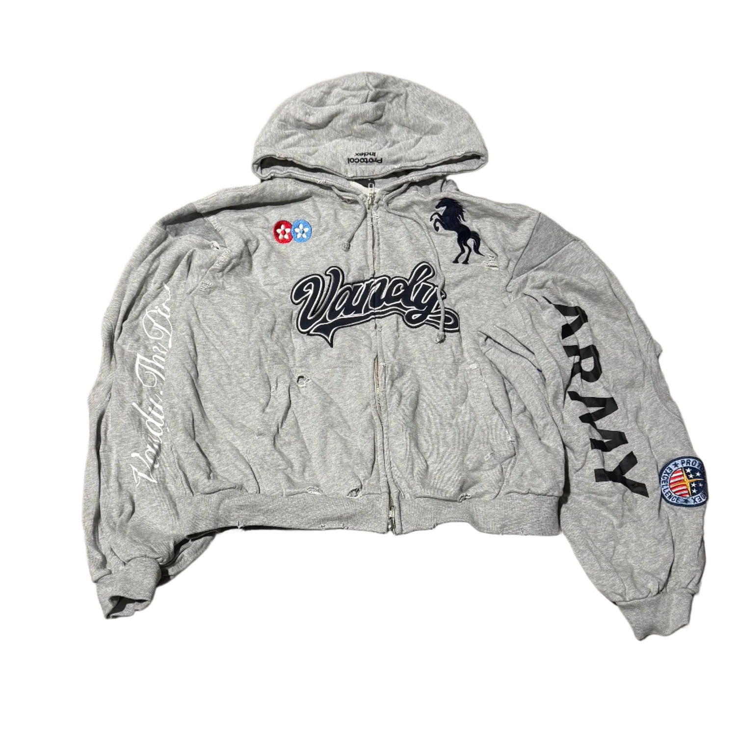 Project G/R 'Grey' Vandy The Pink Hooded Sweatshirt