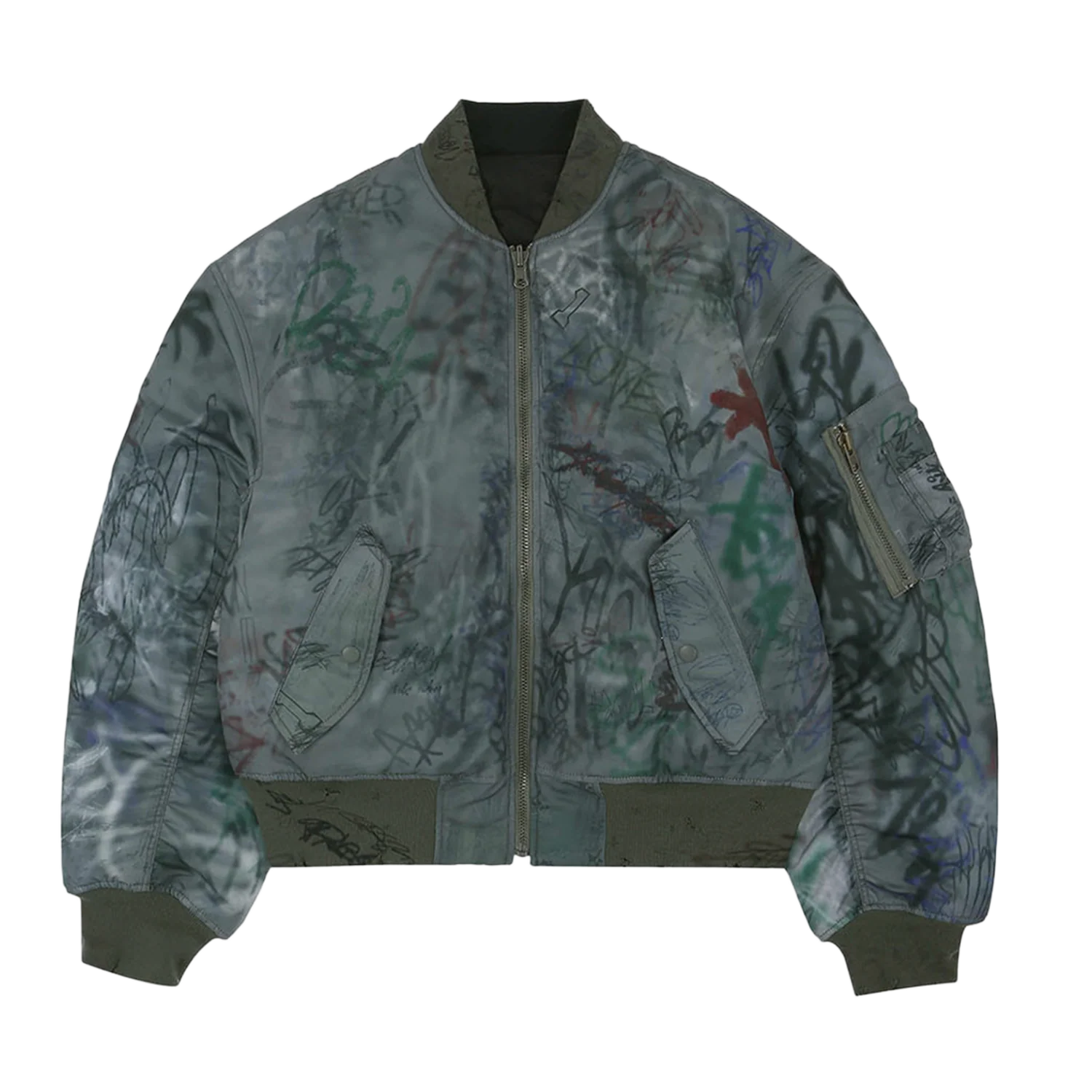 Protocol Index 'Graffiti' Reversible Bomber Jacket