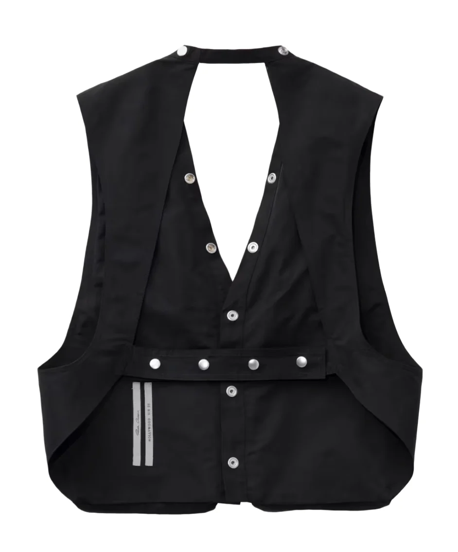 Rick Owens Cargo Vest 'Black' - Image 2