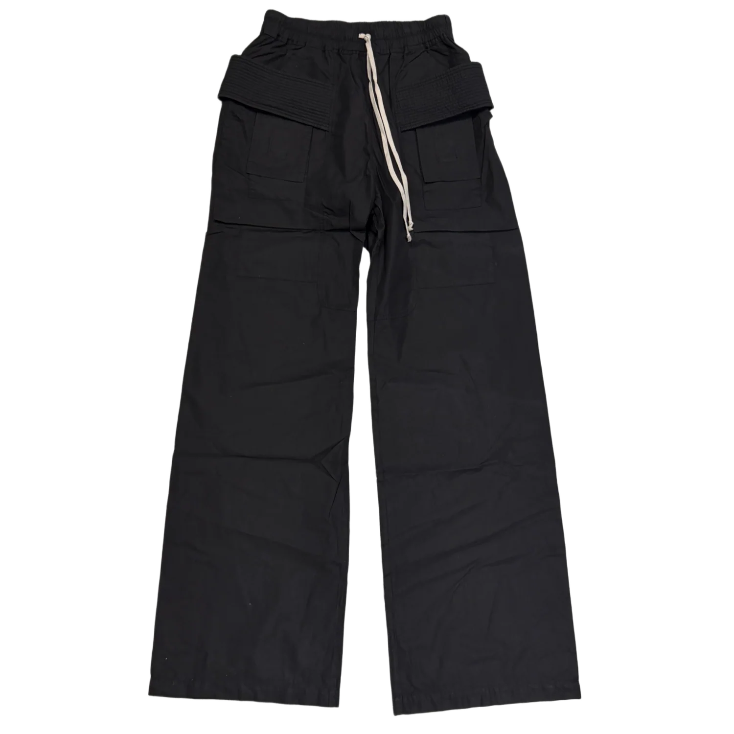 Rick Owens DRKSHDW 'Black' Temple Creatch Organic Cotton Cargo Pants