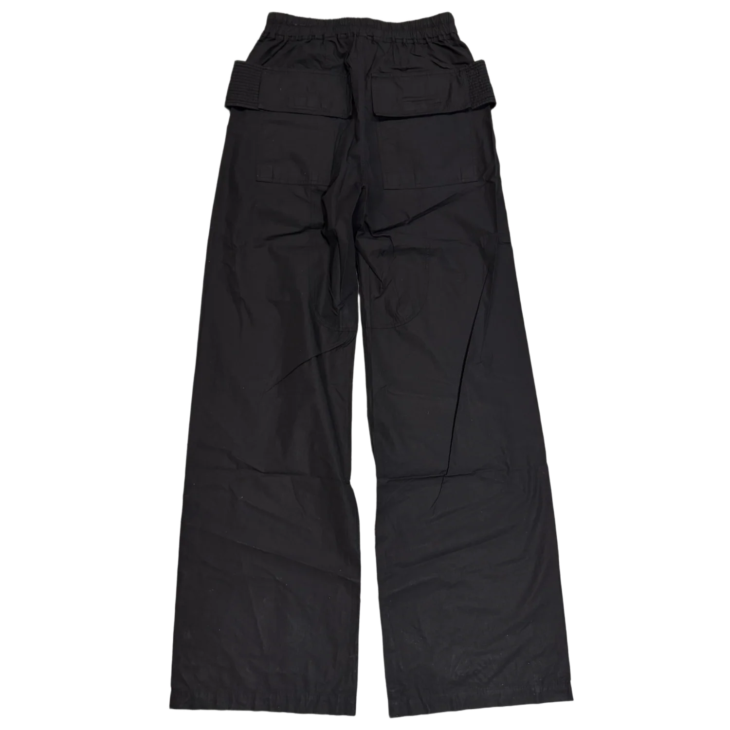 Rick Owens DRKSHDW 'Black' Temple Creatch Organic Cotton Cargo Pants - Image 2