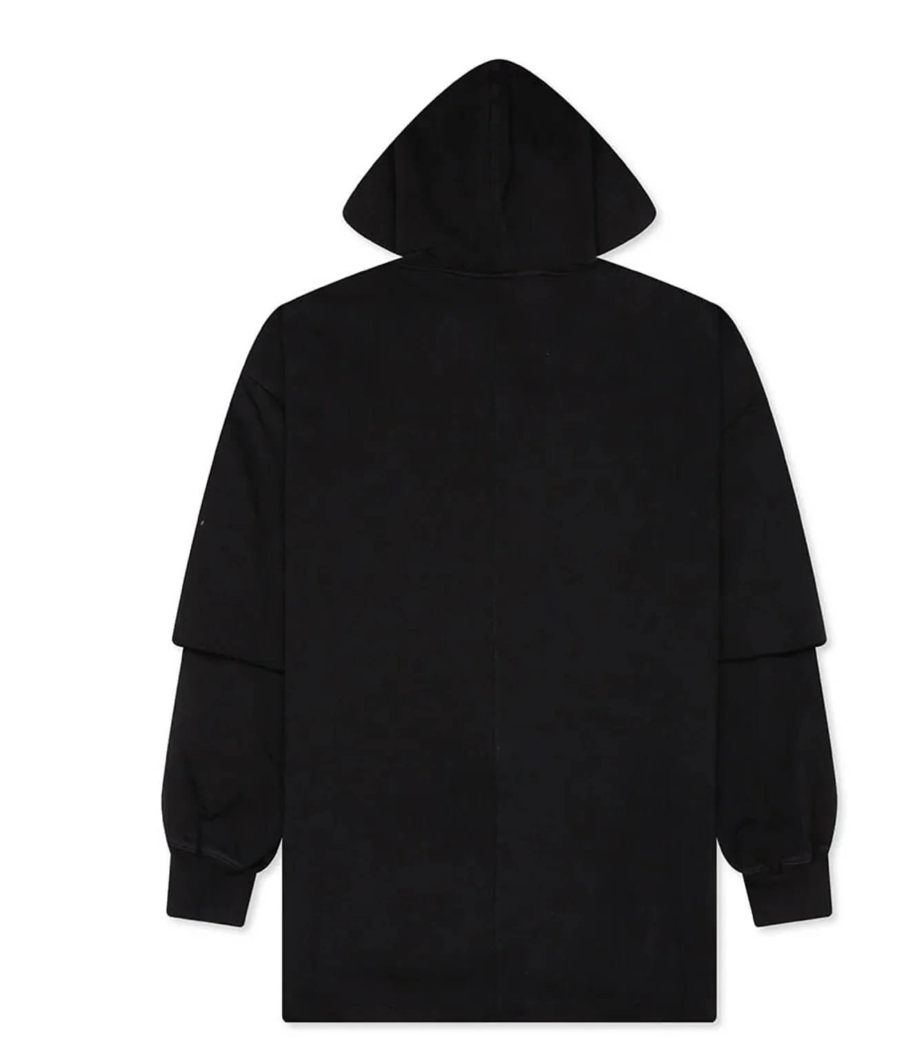 Rick Owens DRKSHDW Tommy Hustler Hoodie Black - Image 2