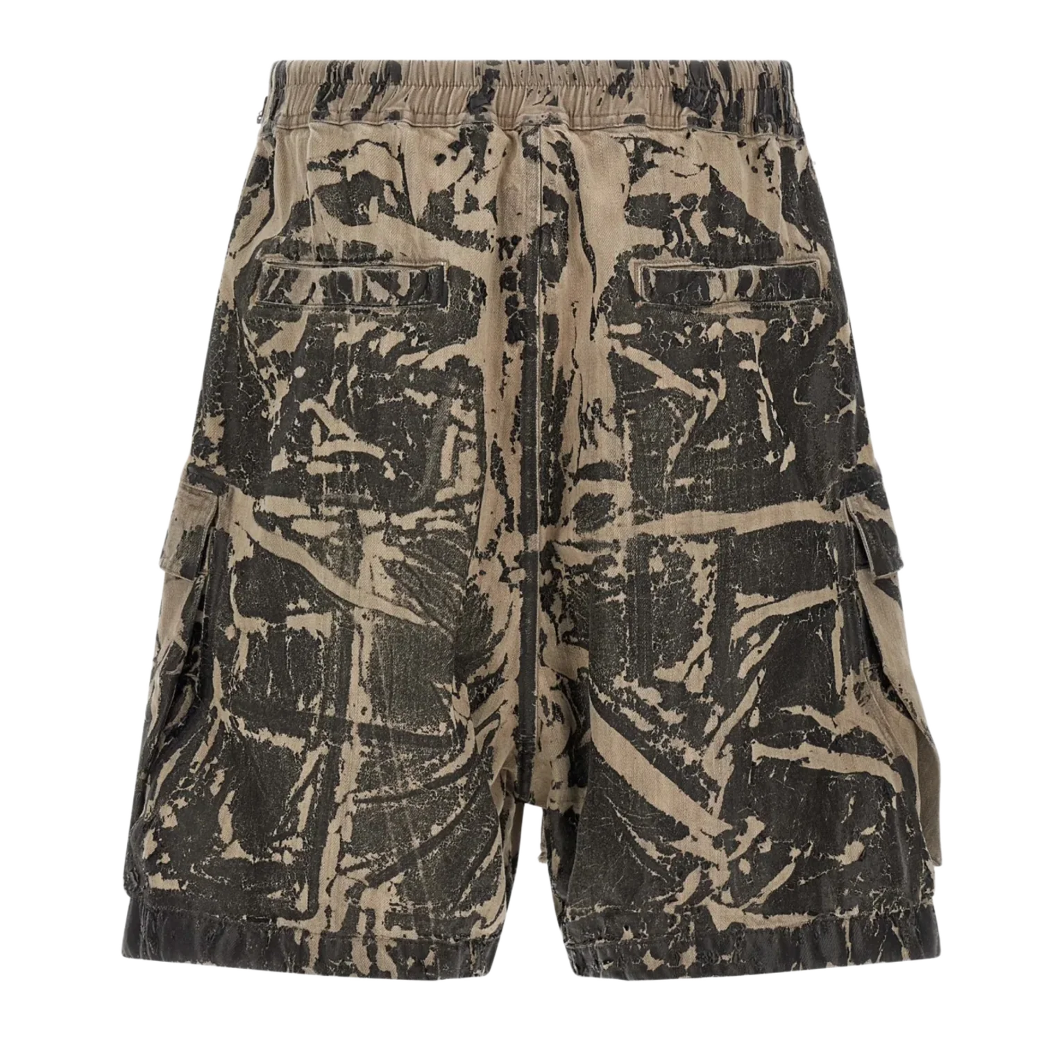 Rick Owens 'DRKSHDW' Washed Cargo Shorts - Image 2
